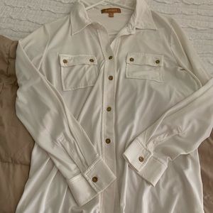 Long sleeved button up blouse